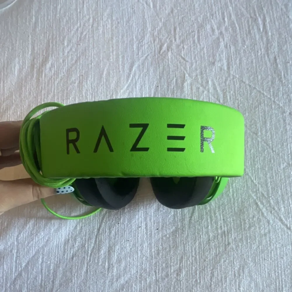 Razer RAZR Wired 3.5mm Over-Ear Headset Green/Black Retractable Boom Mic